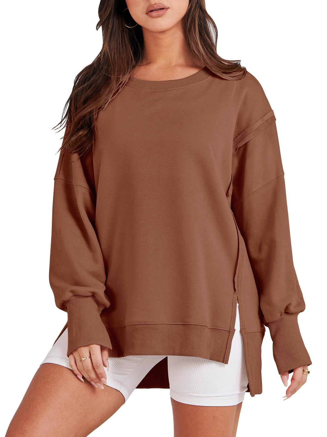 Rosie | Oversize-Rundhals-Sweatshirt