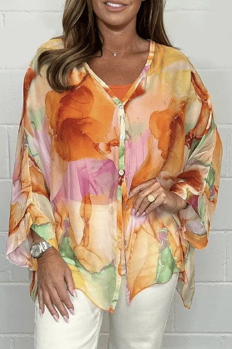 Kiara | Elegantes Charm-Chiffon-Top