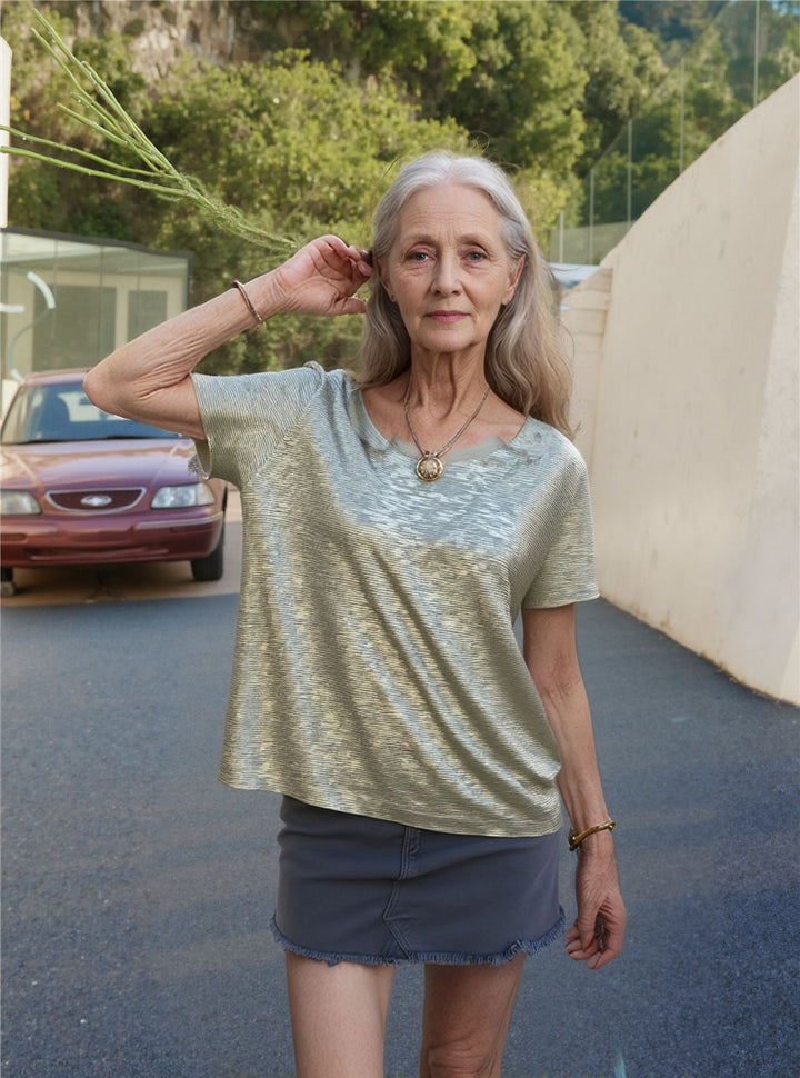 Melanie | Elegantes Ärmel-T-Shirt