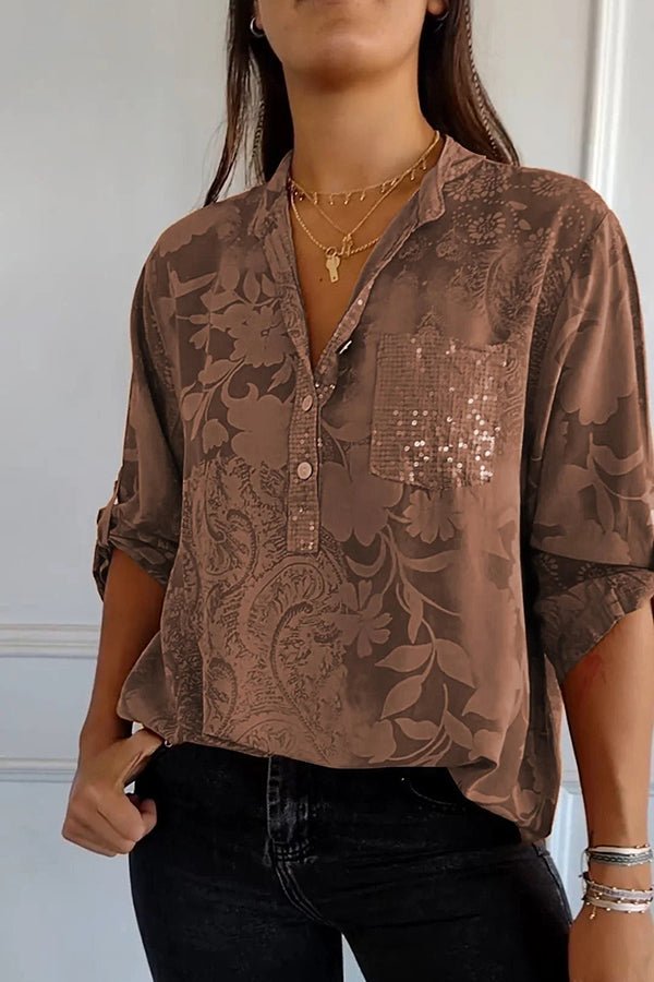 Pauline | Elegantes Paillettentop