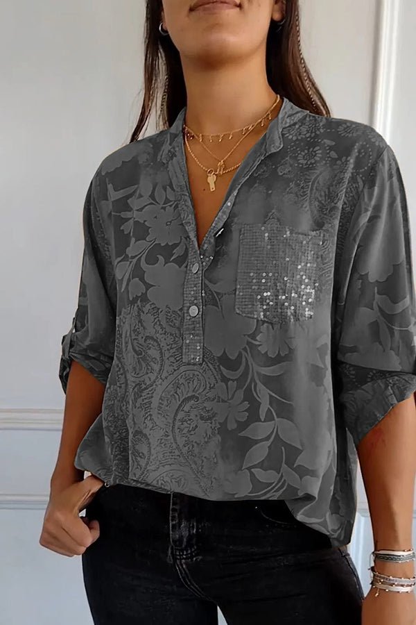 Pauline | Elegantes Paillettentop