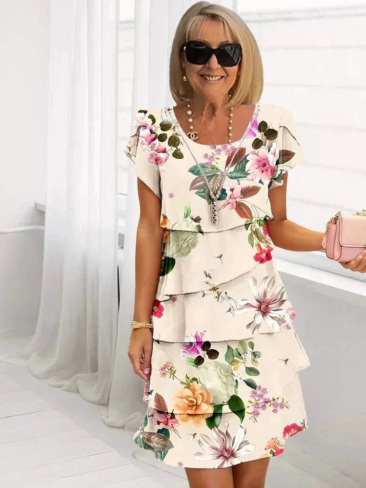 Jenna | Fließendes Blumenkleid