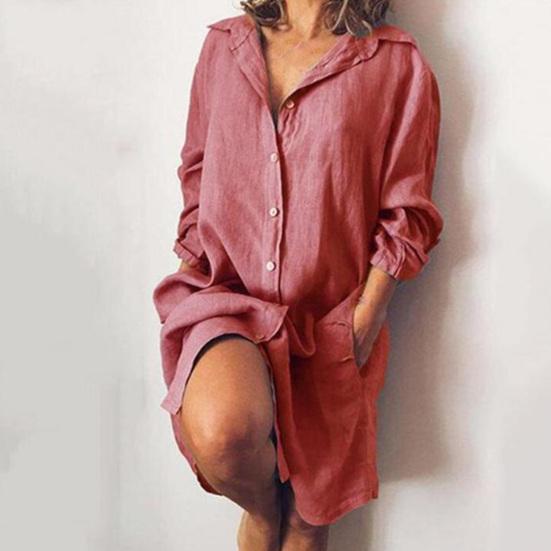 Amira | Trendiges Hemdblusenkleid