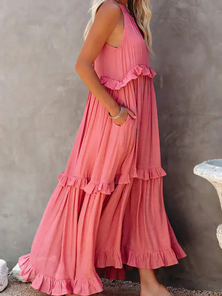 Leona | Luftiges Rüschenkleid