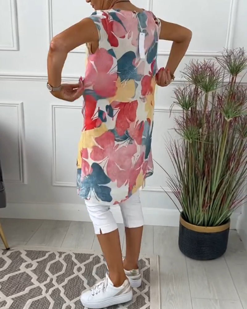Dara | Lässige Blumenbluse