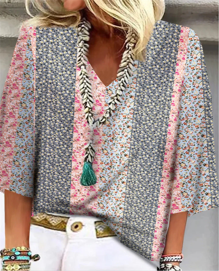 Anika | Blumige Brise Bluse