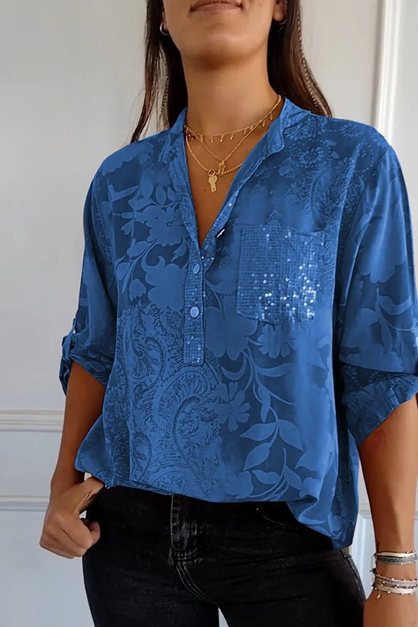 Pauline | Elegantes Paillettentop
