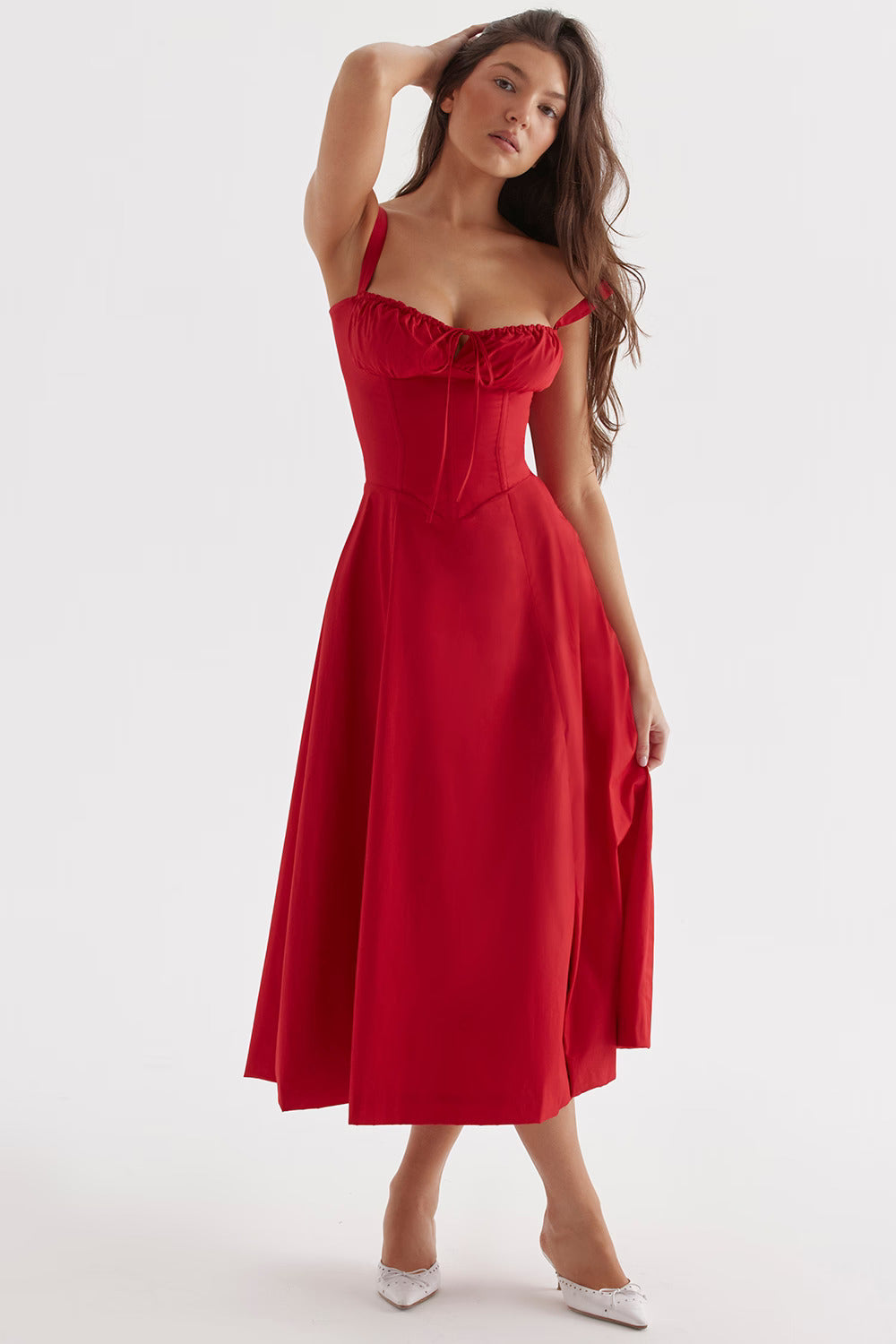 Vera™ | Romantisches Korsett-Midikleid