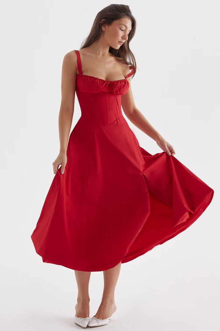 Vera™ | Romantisches Korsett-Midikleid
