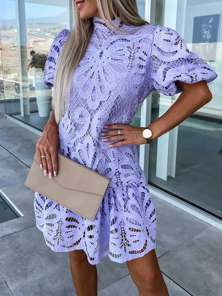 Juliette | Spitzen-Midiekleid