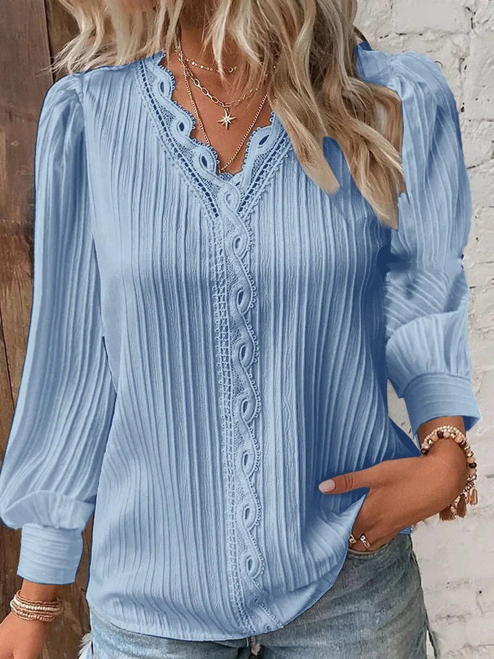 Lydia | Spitzen-Detail-Bluse