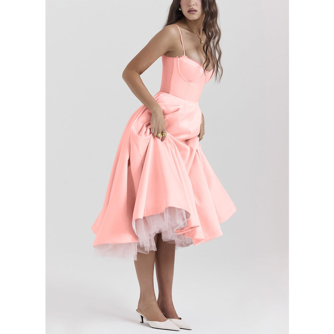 Aria™ | Romantisches Bustier-Midikleid