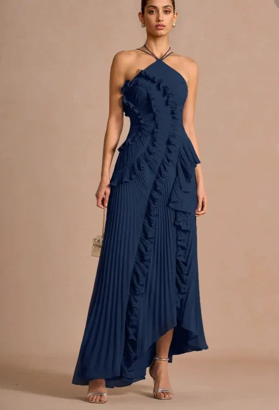 Romy™ | Elegantes Rüschen-Maxikleid