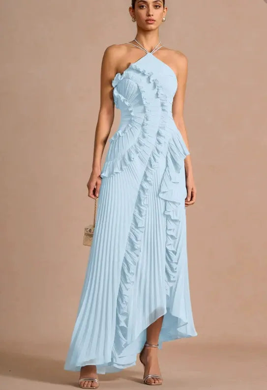 Romy™ | Elegantes Rüschen-Maxikleid