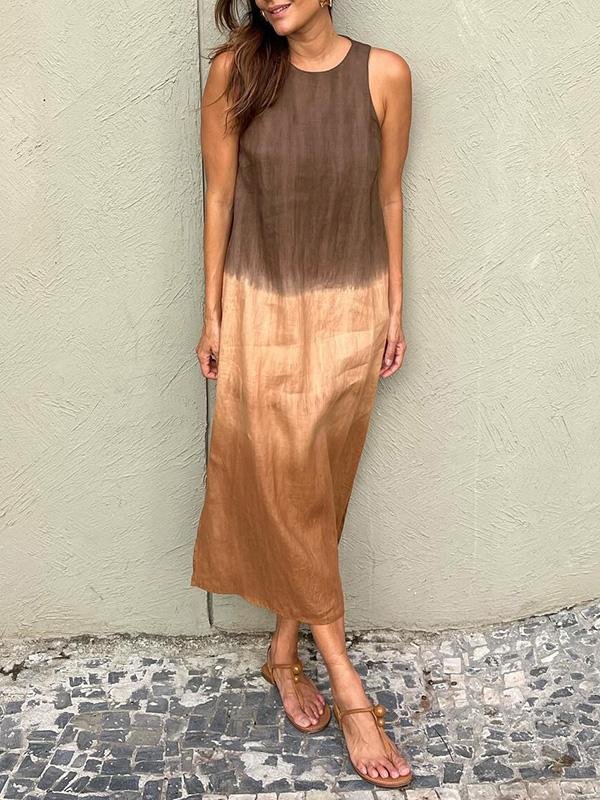 Selia | Treibholz-Farbverlauf-Kleid