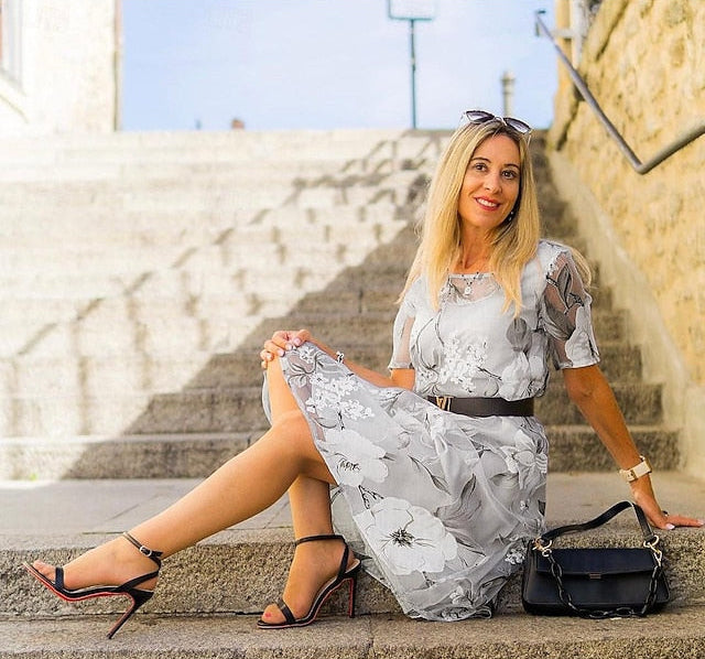 Chandra | Edles Blumenkleid