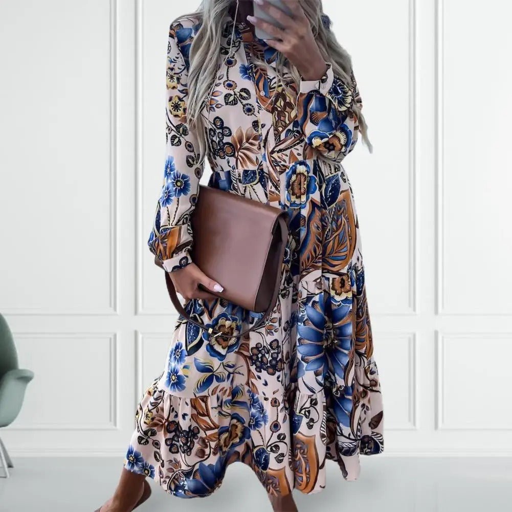 Camillan | Elegantes Blumen-Wickelkleid