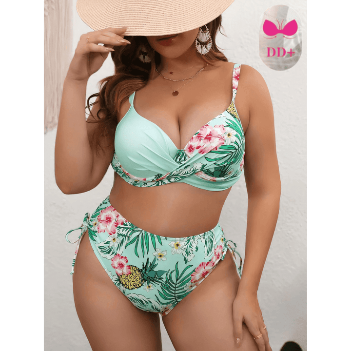 Lina | Plus Size Kurvig Bikini-Set