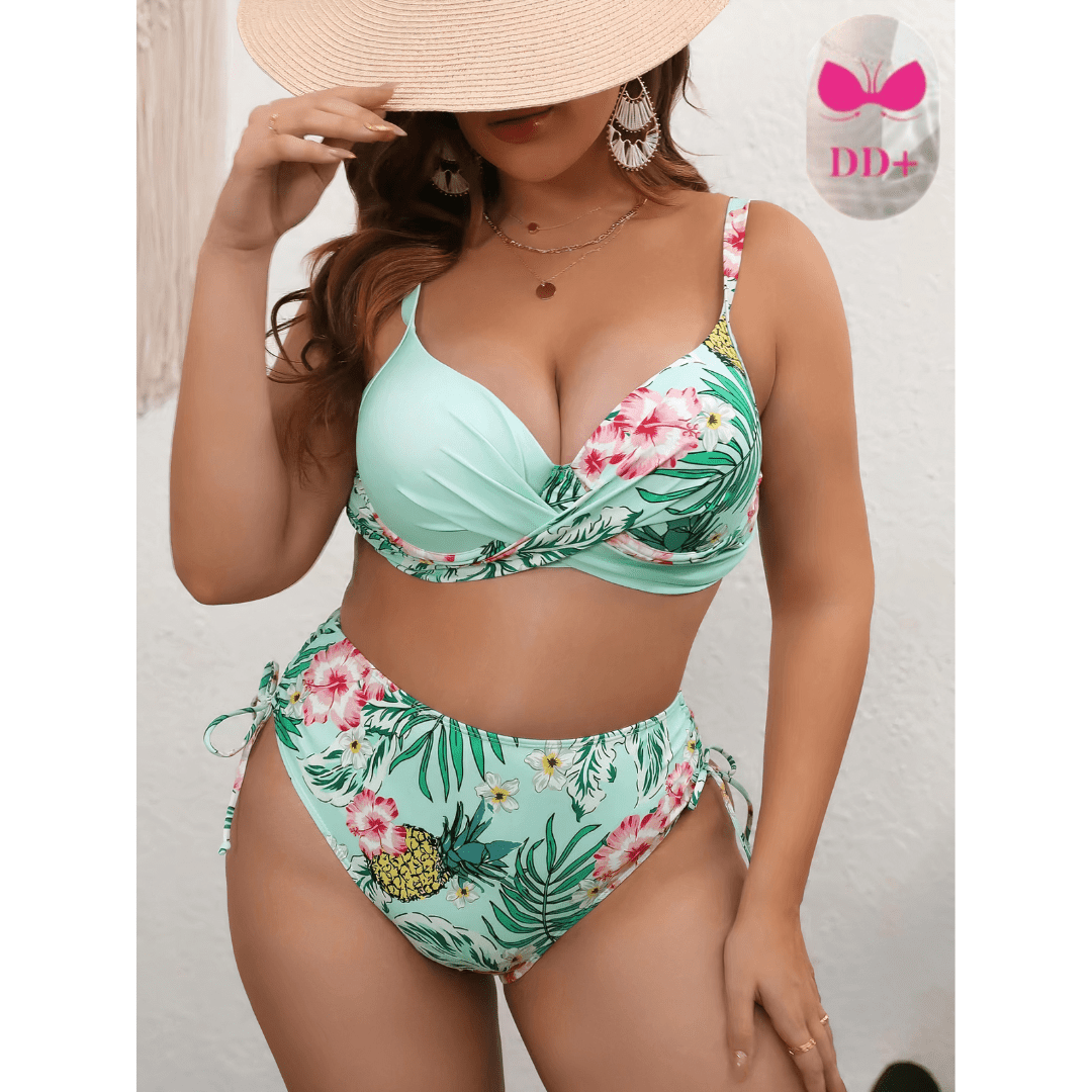 Lina | Plus Size Kurvig Bikini-Set