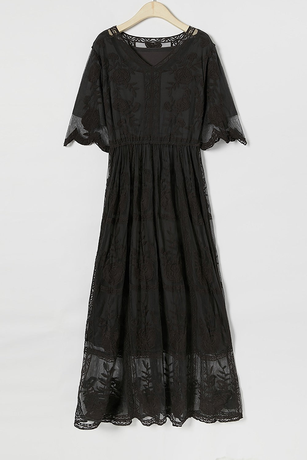 Clarita | Elegantes Blüten-Maxikleid