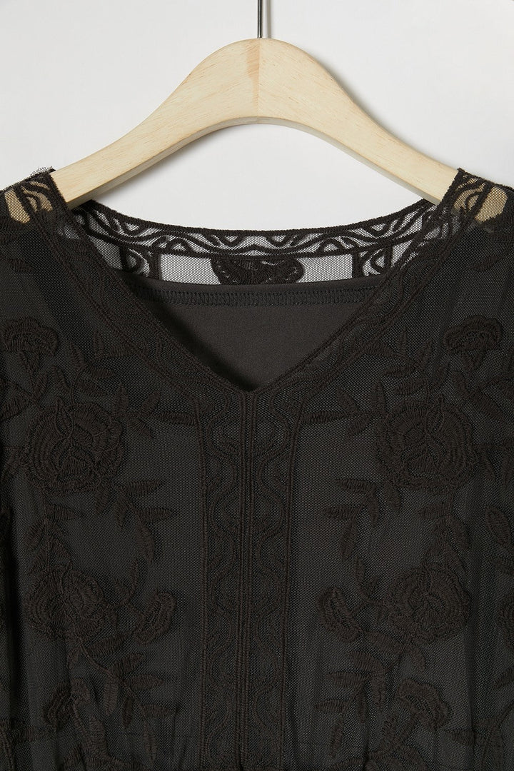 Clarita | Elegantes Blüten-Maxikleid