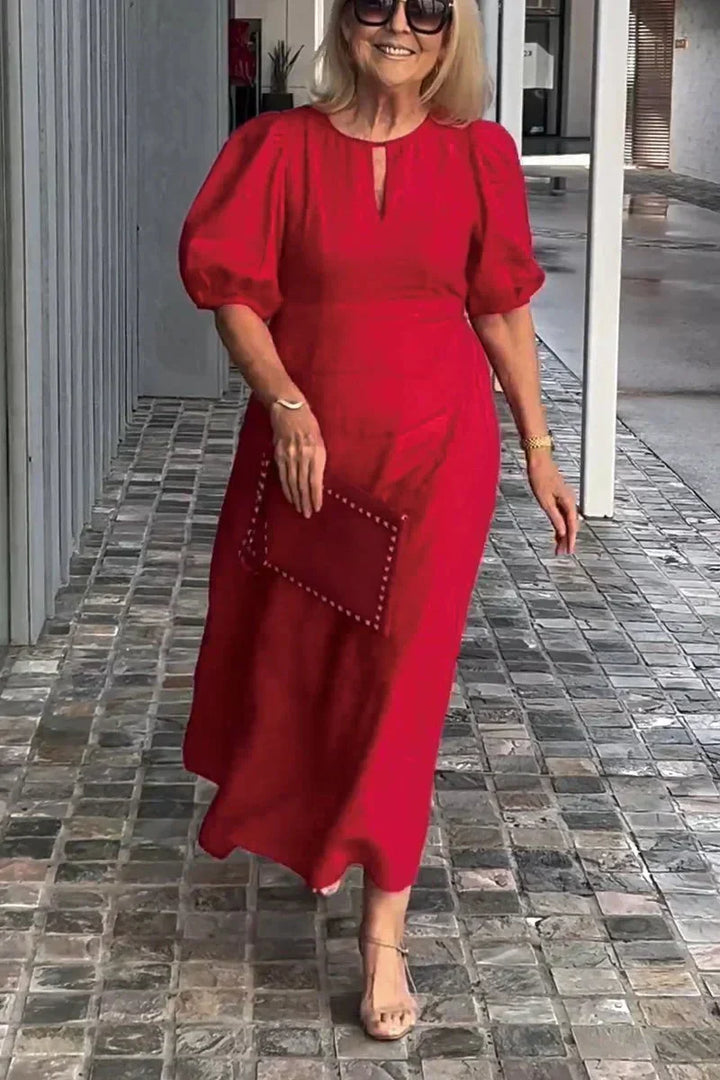Natalia | Zeitloses Kleid mit Puffärmeln